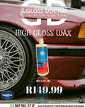 High gloss wax